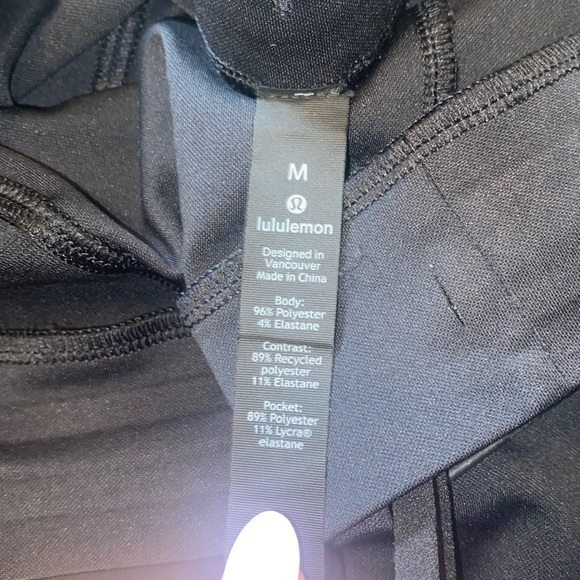 Lululemon black shorts (men). Size medium. - Picture 3 of 4